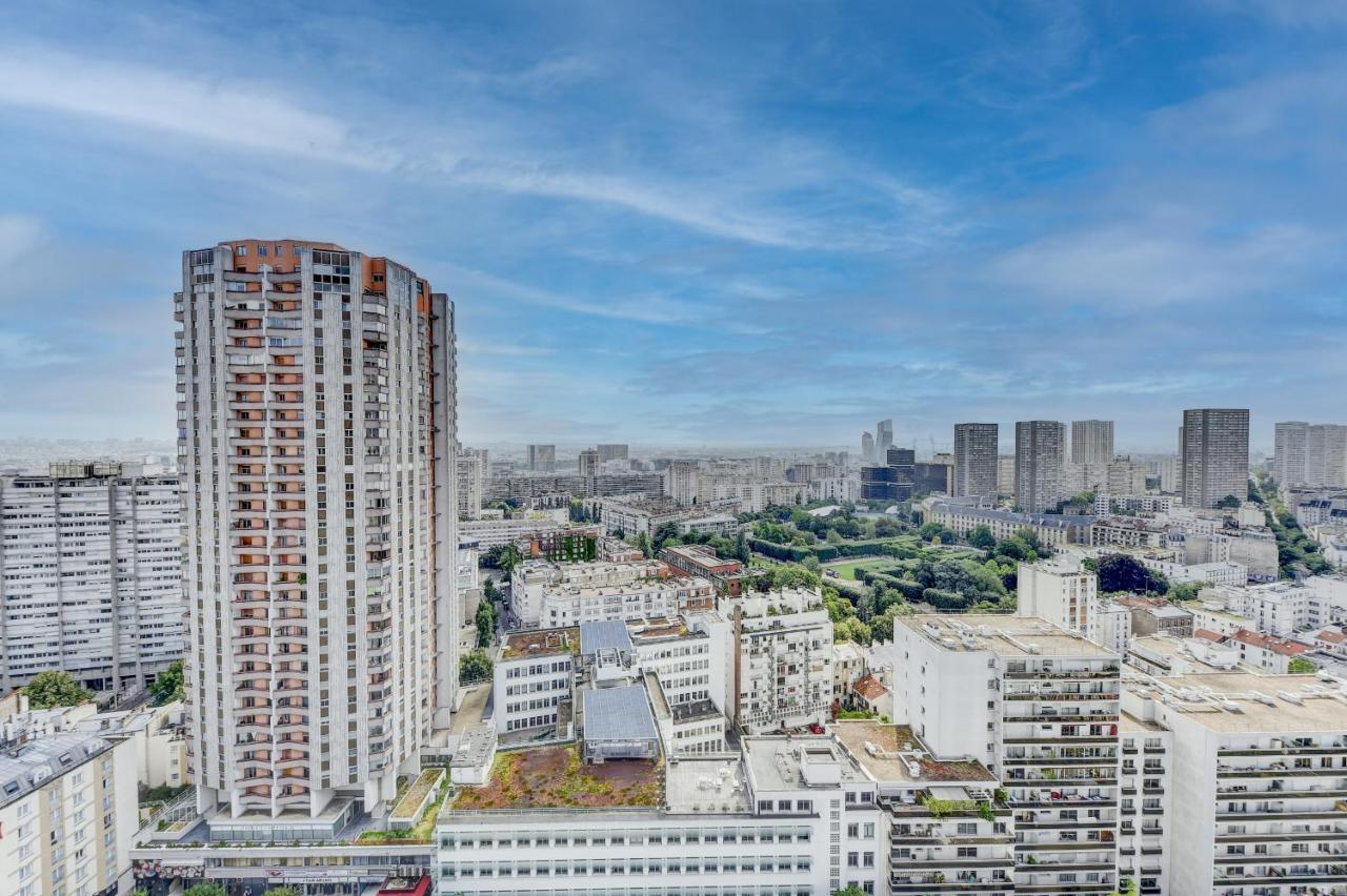 פריז Appartement Place D'Italie Superbe Vue מראה חיצוני תמונה
