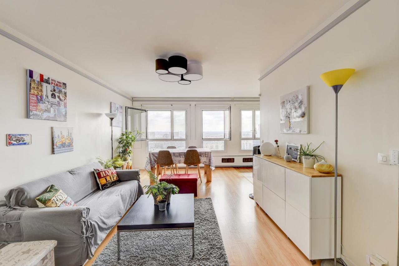 פריז Appartement Place D'Italie Superbe Vue מראה חיצוני תמונה